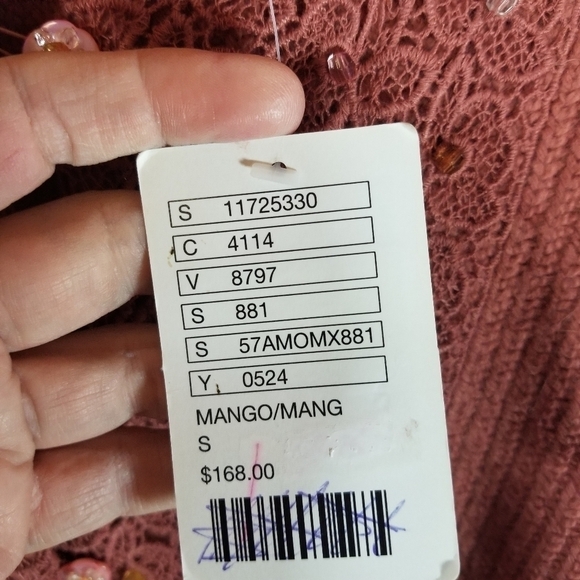 Y2j moth Anthropologie beaded jeweled cardigan sweater new - Picture 7 of 11